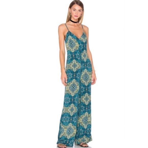REVOLVE Pants - NWT. REVOLVE. Gia jumpsuit in Moroccan print. Size small